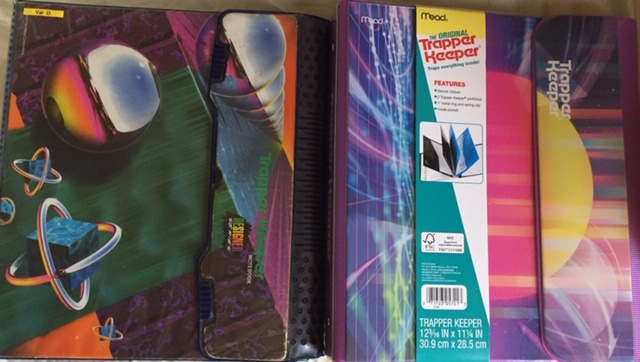 My old and new Trapper Keepers, side by side